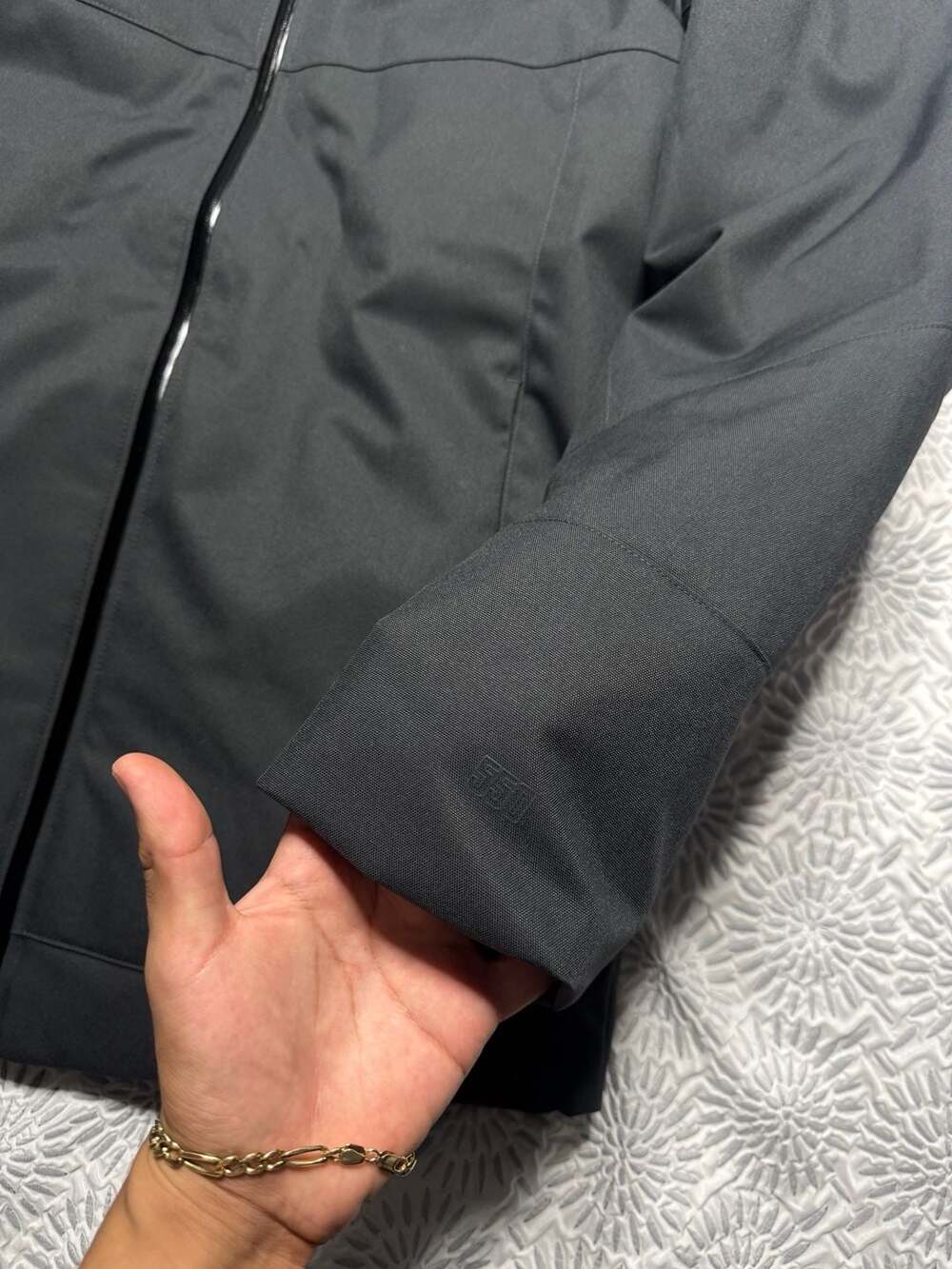 Nike 550 Duck Down Parka Football NFL Issued Jacket Grey Mens M DJ6526-060 - Picture 2 of 11